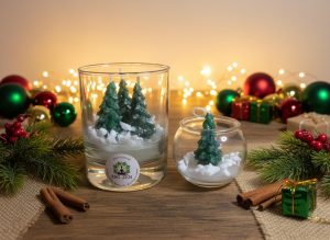 kit de Velas Decorativas de pinheiro VE03